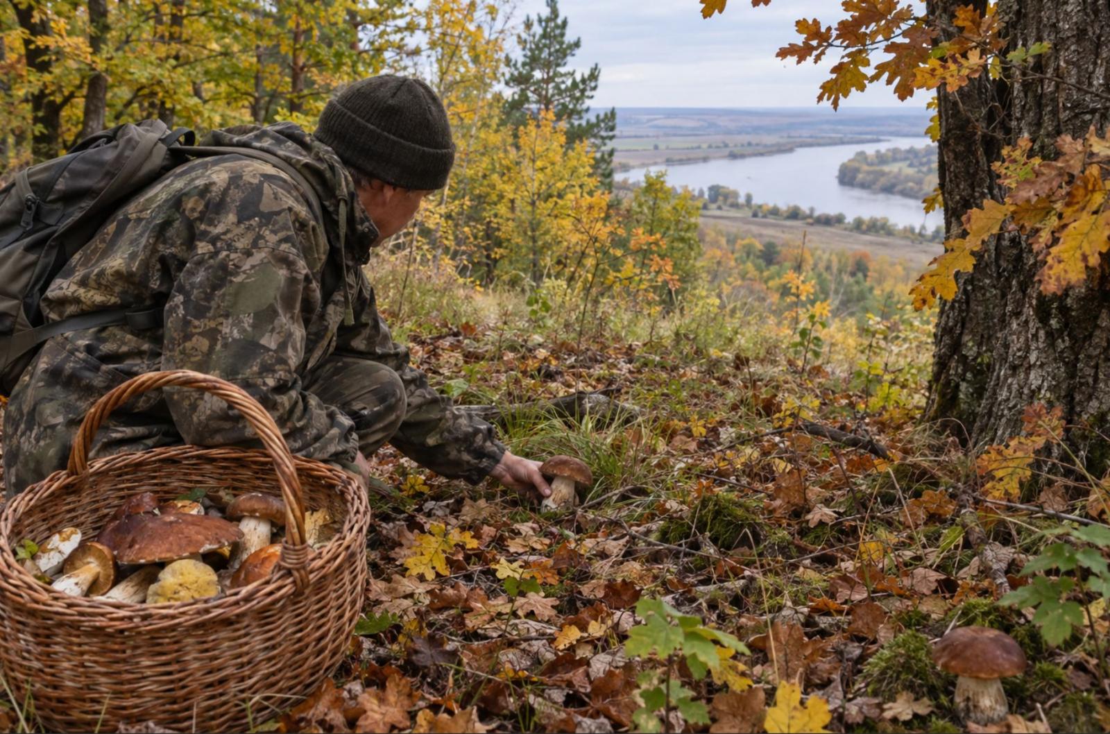 Осенняя охота за грибами в Ростовской области